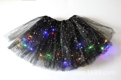 👗 67% DE RÉDUCTION ! ✨ Jupe Tutu LED Magique - Illumination Éclatante avec 8 Modes Lumineux, Parfaite pour Fêtes/Déguisements/Photos 💃🎉