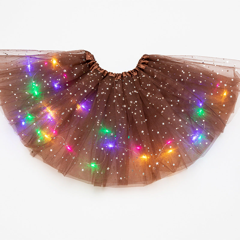 👗 67% DE RÉDUCTION ! ✨ Jupe Tutu LED Magique - Illumination Éclatante avec 8 Modes Lumineux, Parfaite pour Fêtes/Déguisements/Photos 💃🎉