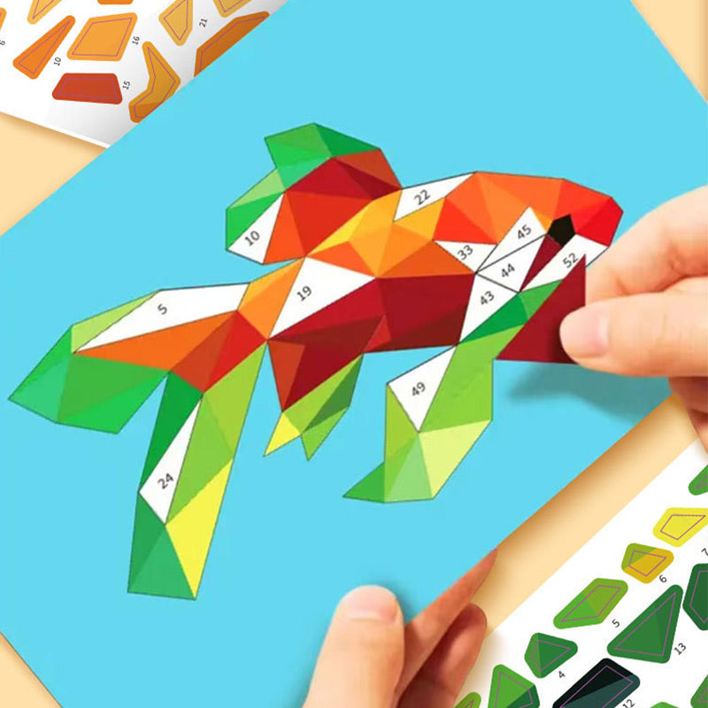 Set de livres d'autocollants puzzle pour enfants