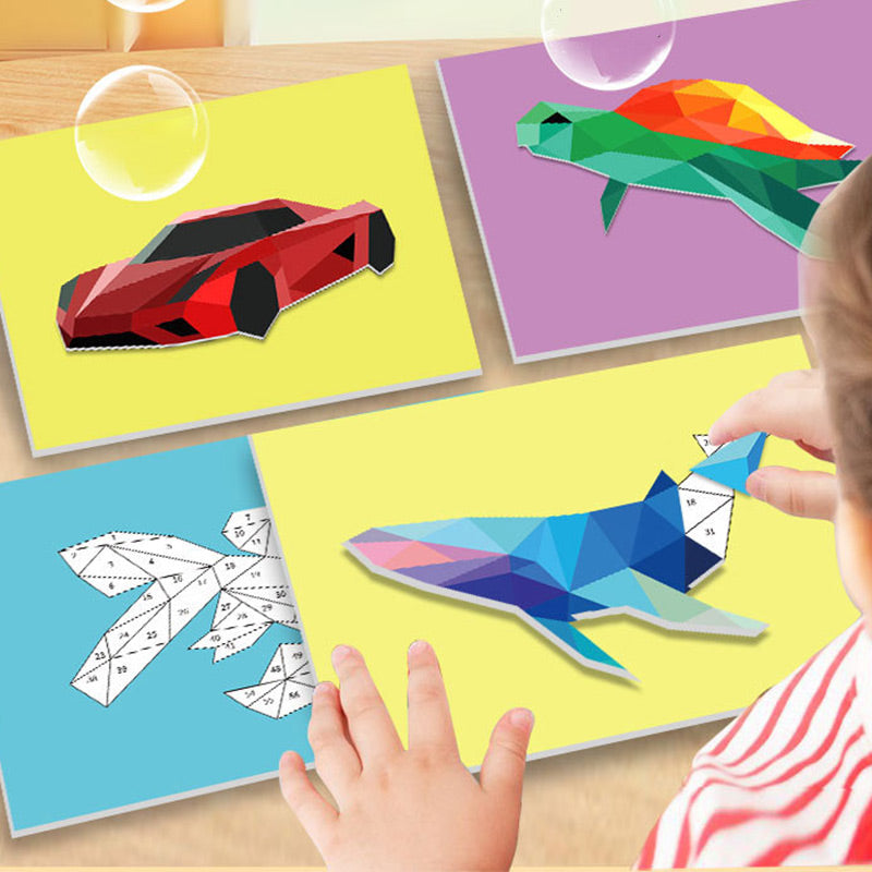 Set de livres d'autocollants puzzle pour enfants