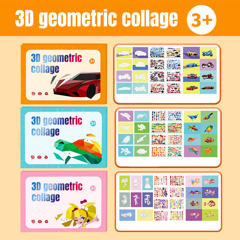 Set de livres d'autocollants puzzle pour enfants