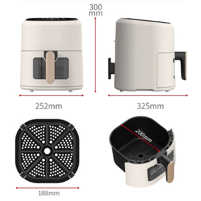 💥50% de réduction pour une durée limitée 💥Airfryer Numérique Intelligente avec Fenêtre Transparente