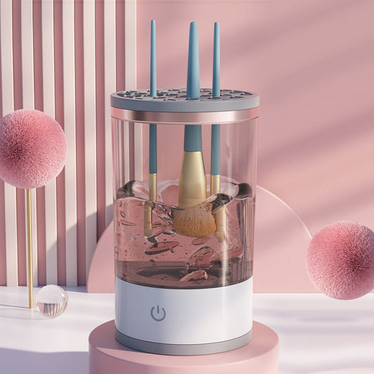 👑Super Cadeau ! Nettoyeur Électrique de Pinceaux de Maquillage ⚡💄