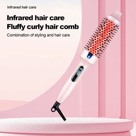 🎄Soldes de Noël - Jusqu'à 50 % de réduction💇‍♀️Refuse collapse Peigne coiffant moelleux Brosse thermique à ions négatifs
