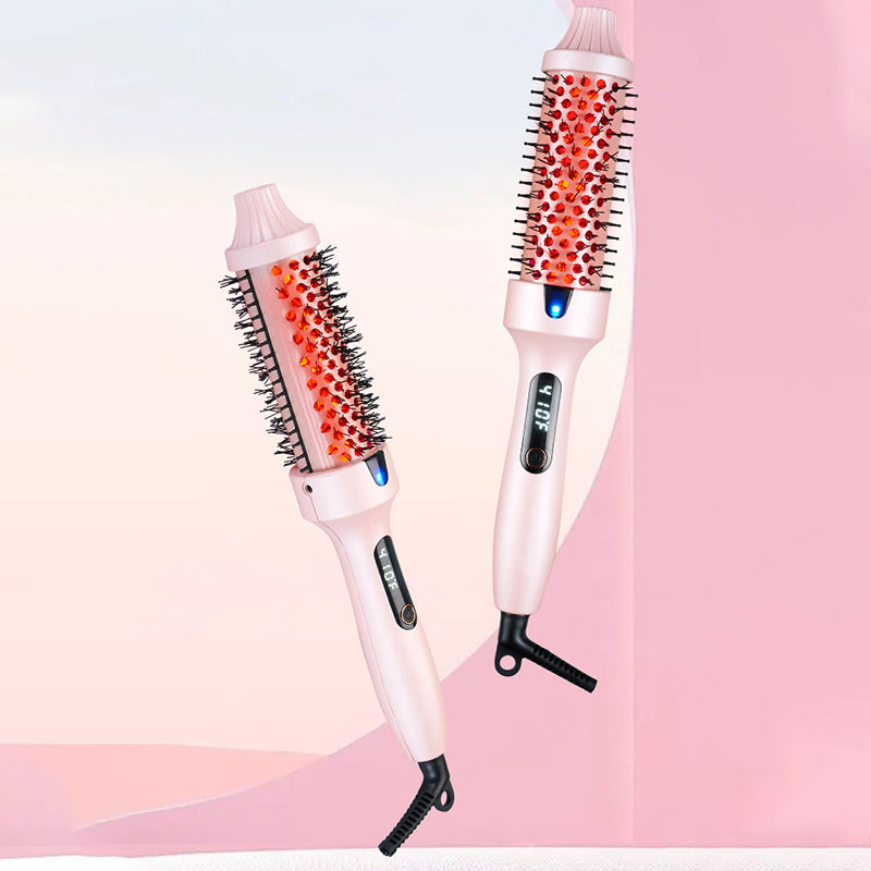 🎄Soldes de Noël - Jusqu'à 50 % de réduction💇‍♀️Refuse collapse Peigne coiffant moelleux Brosse thermique à ions négatifs