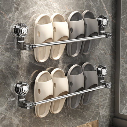 🛁✨ Light Luxury No-Punch - Barre porte-serviettes rétractable à ventouse