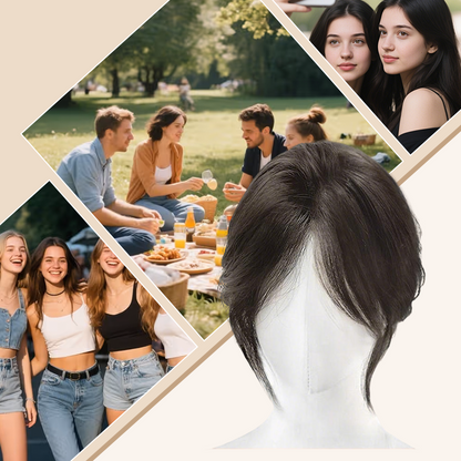 🍃Frange partielle naturelle à clipser