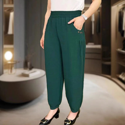 ⏳ 50% de réduction pour une durée limitée !💥Pantalon décontracté cool et respirant pour femmes（Le plus vous achetez, le plus la remise est élevée）.