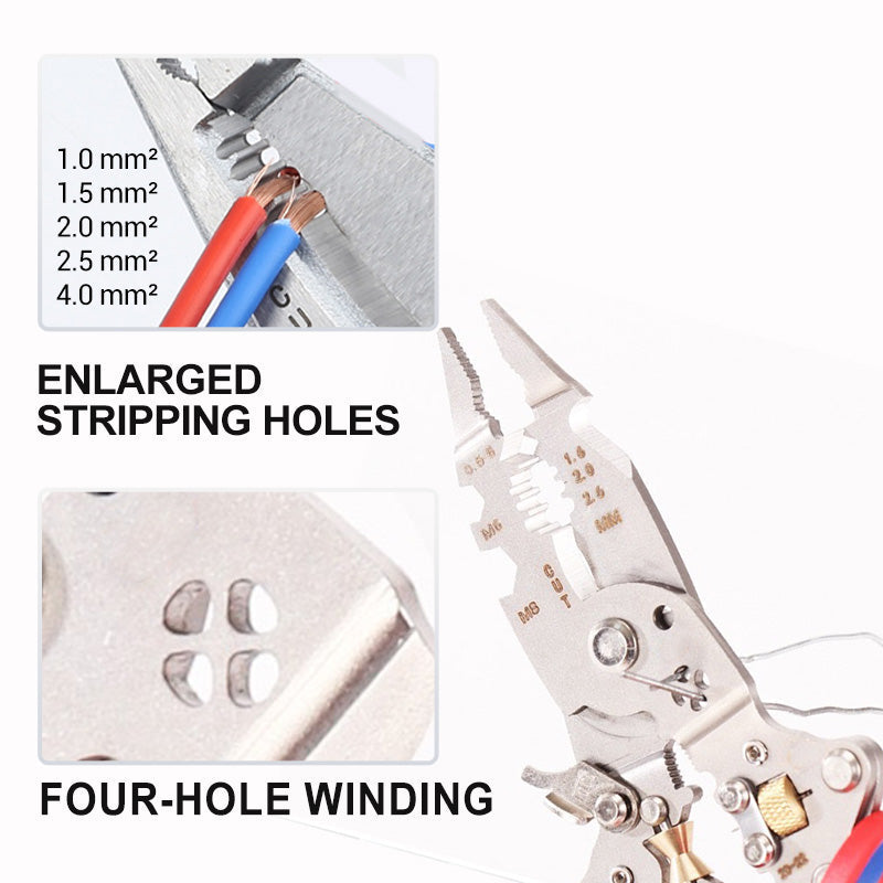 ⚡Pince multifonctionnelle pliable pour électriciens avec fonction de mesure électrique
