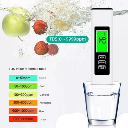 Stylo testeur multifonctionnel de qualité de l'eau