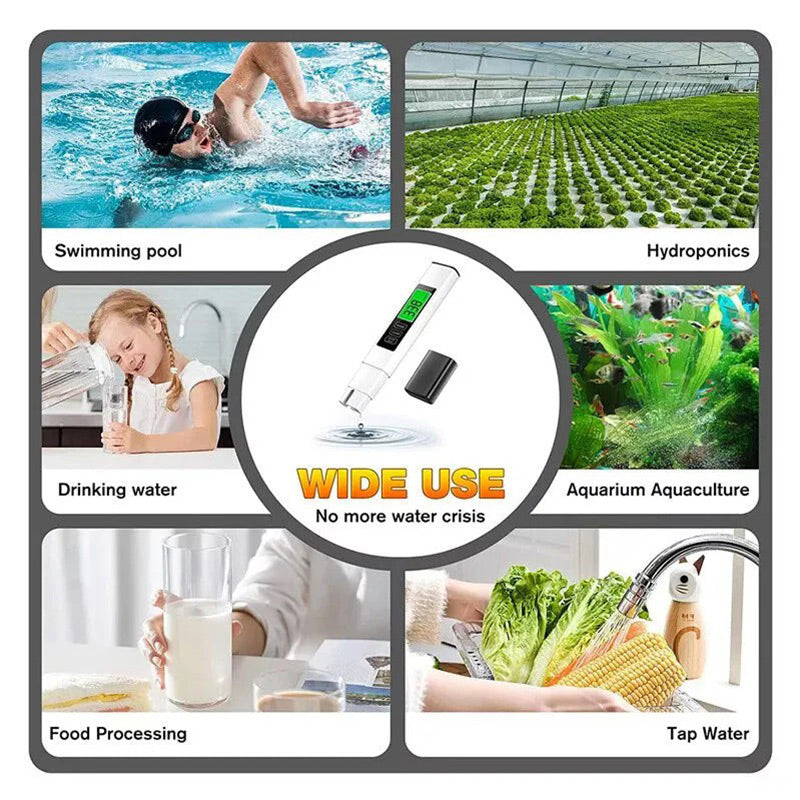 Stylo testeur multifonctionnel de qualité de l'eau