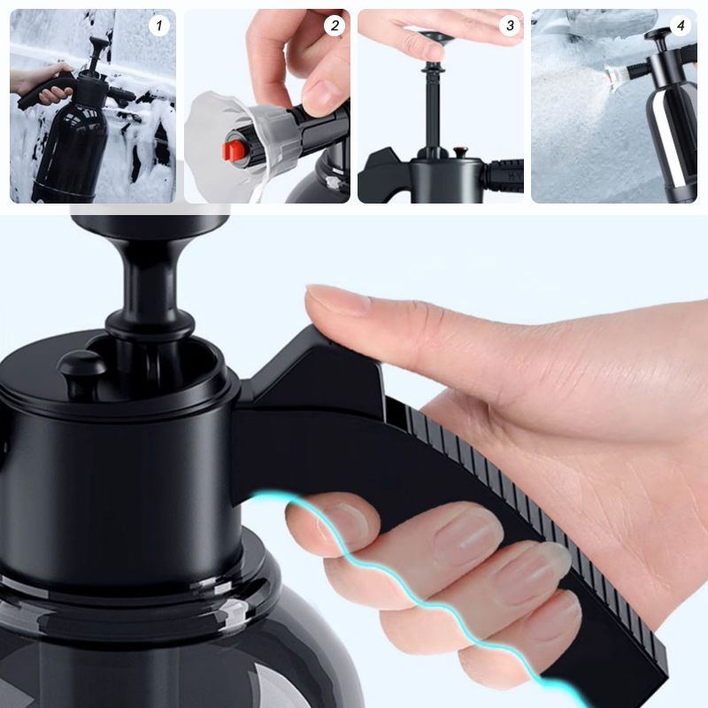 💦 Pulvérisateur à mousse haute pression multifonctionnel – Pour un nettoyage puissant et en profondeur ! 🧼🚿