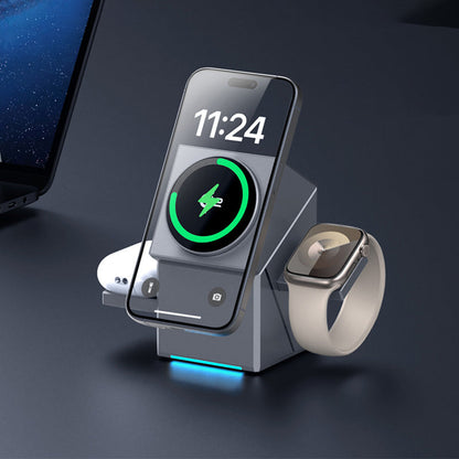 🔥Offres spéciales - Station de recharge magnétique sans fil pliable 3 en 1