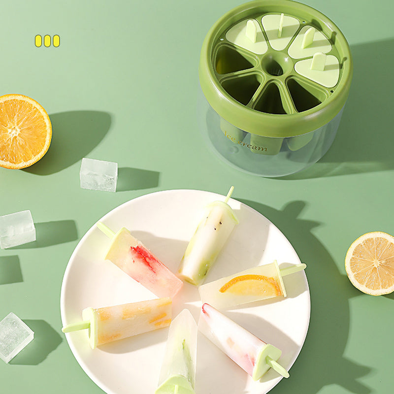 Moule 8 cavités – sain, bâtonnets + boîte – glaces maison