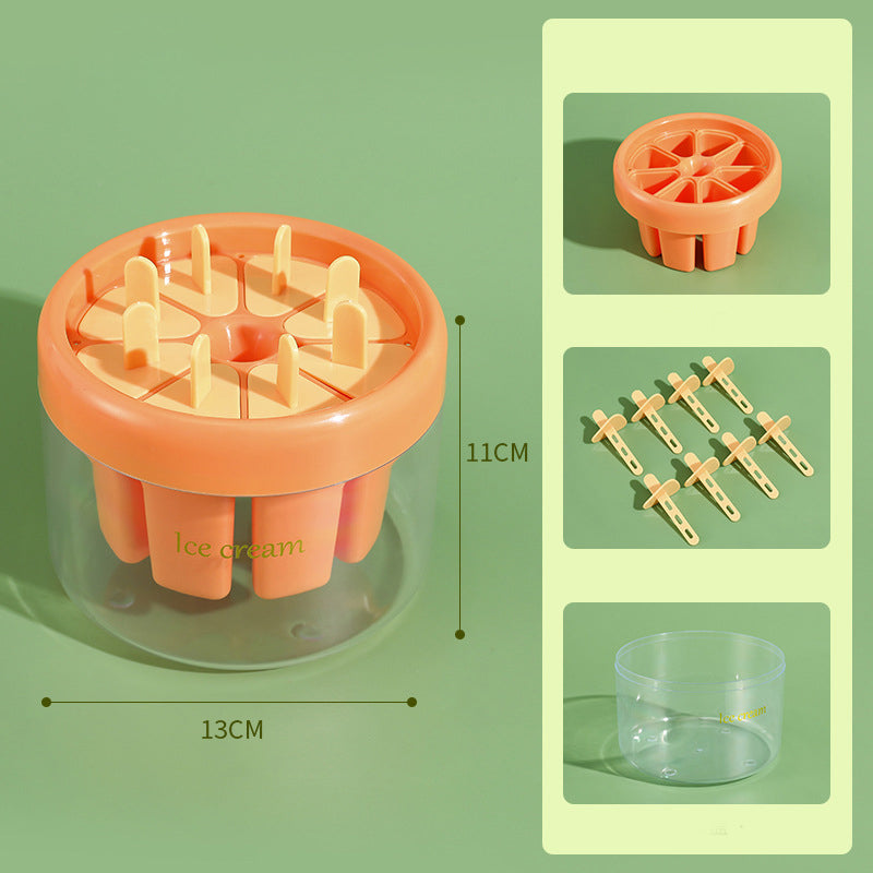 Moule 8 cavités – sain, bâtonnets + boîte – glaces maison