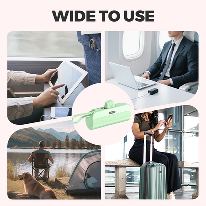 🔋Batterie externe portable haute capacité avec câbles intégrés