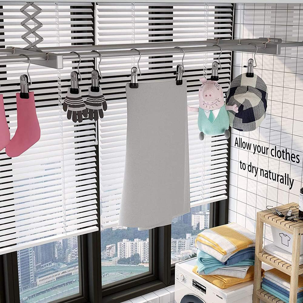 📢📢3 dernières heures : Grande vente⏰⏰Crochets/clips de suspension en acier inoxydable