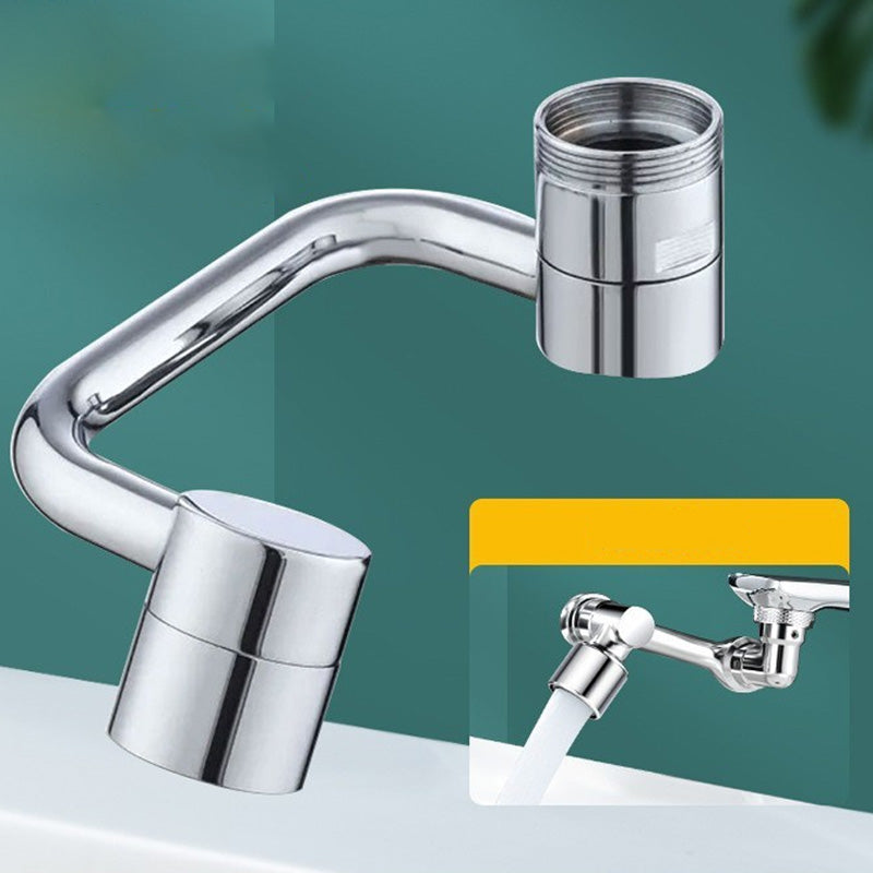 Adaptateur de robinet étanche aux éclaboussures à 1440° et pivotant dans toutes les directions