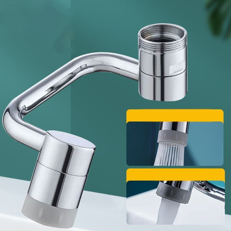 Adaptateur de robinet étanche aux éclaboussures à 1440° et pivotant dans toutes les directions