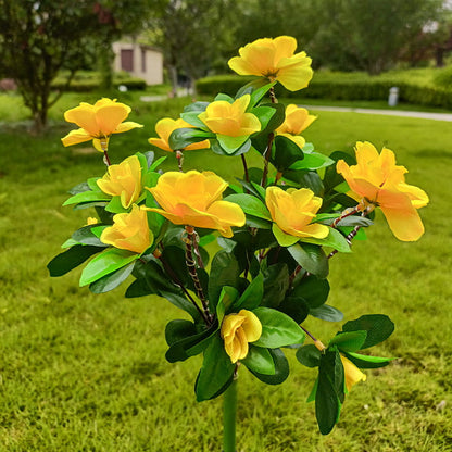 ⏳50 % de réduction pour une durée limitée⏰Lumière solaire sur piquet de fleur d'azalée de simulation💐💡