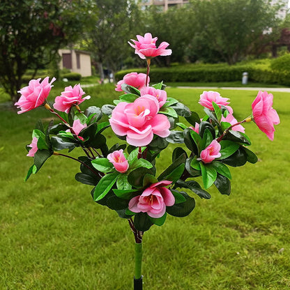 ⏳50 % de réduction pour une durée limitée⏰Lumière solaire sur piquet de fleur d'azalée de simulation💐💡
