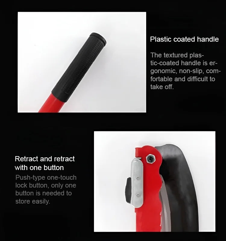 Grinding-free Lightweight Portable Steel Folding Sicklec