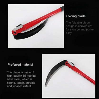 Grinding-free Lightweight Portable Steel Folding Sicklec