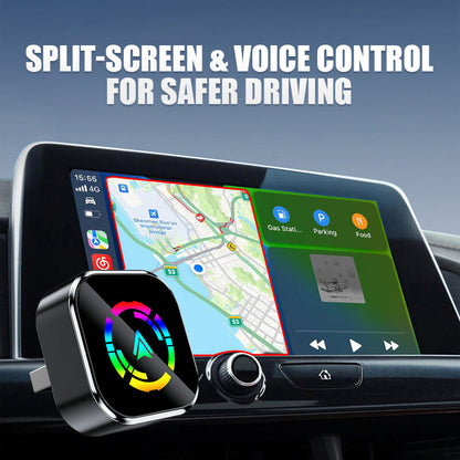 ⚡Adaptateur sans fil 2-en-1 pour iPhone et Android Car