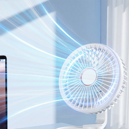 Portable Rechargeable Desktop Oscillating Fan