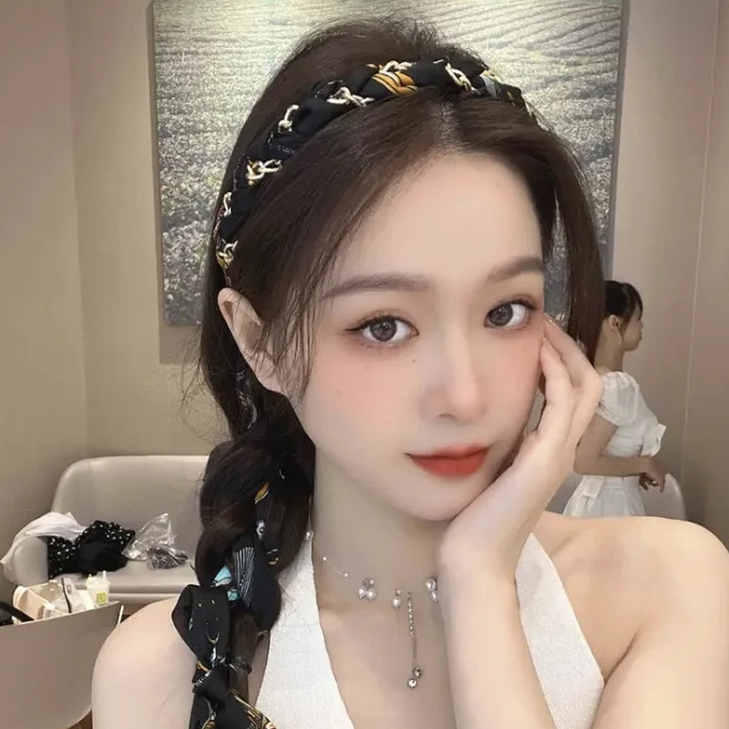 👑Joli serre-tête quotidien avec dents de peigne🎀💁‍♀️