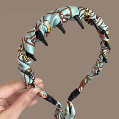 👑Joli serre-tête quotidien avec dents de peigne🎀💁‍♀️