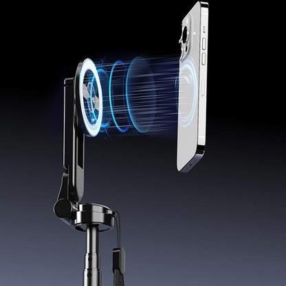✨✨Perche à Selfie Magnétique Multifonction 4-en-1 avec Rotation à 360°