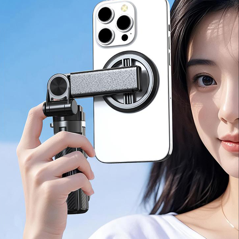 🏆 Vente chaude 50 % DE RÉDUCTION ✨ Perche à selfie magnétique multifonctionnelle 4 en 1 avec rotation à 360°
