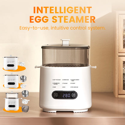 Ensemble Mini Cuiseur à Œufs Multifonction avec Panneau Tactile Intelligent