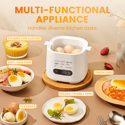 Ensemble Mini Cuiseur à Œufs Multifonction avec Panneau Tactile Intelligent