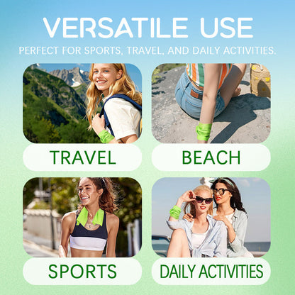 Serviette rafraîchissante polyvalente pour activités de plein air