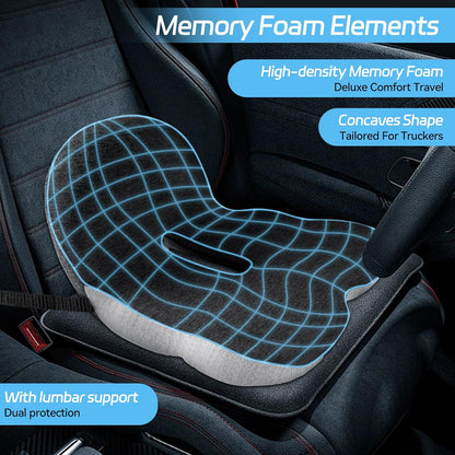 Coussin de siège en mousse à mémoire de forme antidérapant🔥