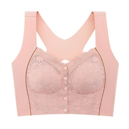 Soutien-gorge confortable sans armatures à fermeture frontale pour femme✨🌿