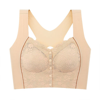 Soutien-gorge confortable sans armatures à fermeture frontale pour femme✨🌿