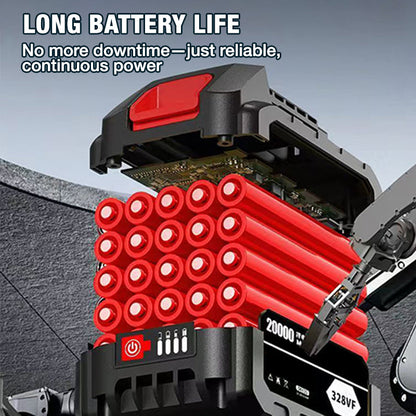 Mini tronçonneuse sans fil de 6 pouces avec 2 batteries