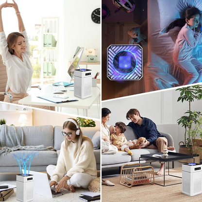 🌿💨 Purificateur d'air pour la maison – Protection complète 🛡️🏠 pour un air ambiant frais et pur, idéal contre les allergènes, la poussière et les odeurs. 🎁