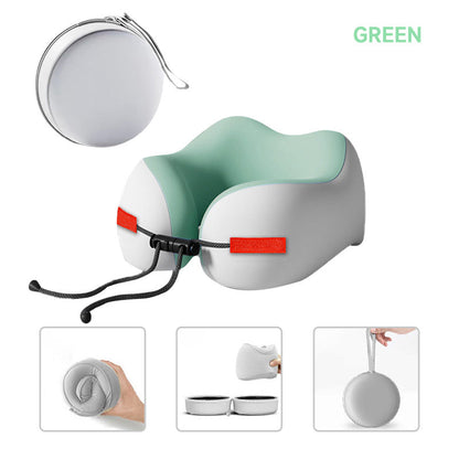 🔥17,99 € !🔥Oreiller de voyage en forme de U en mousse à mémoire de forme💤