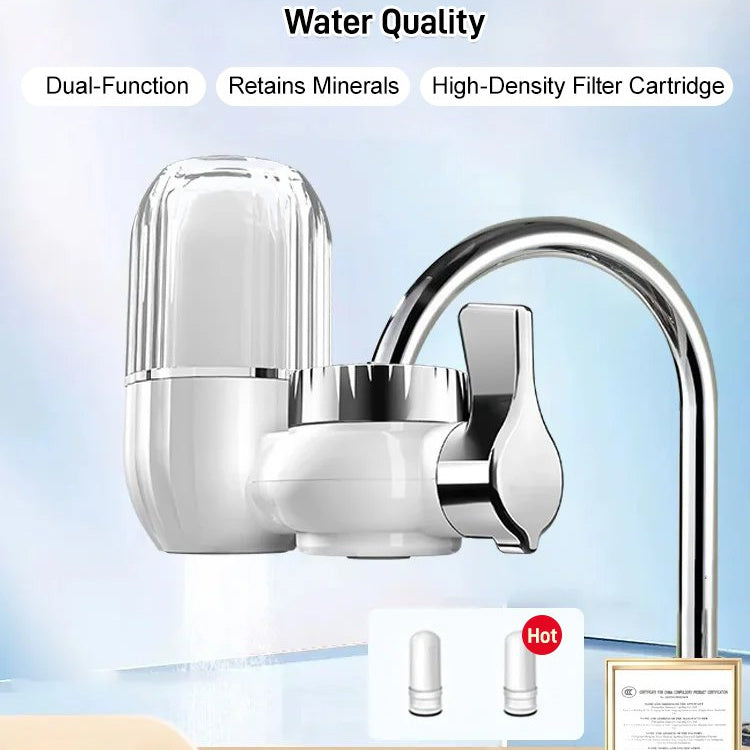 💥Joli cadeau* Purificateur d'eau à robinet à 5 couches de filtration par rayonnement✨