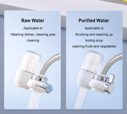 💥Joli cadeau* Purificateur d'eau à robinet à 5 couches de filtration par rayonnement✨