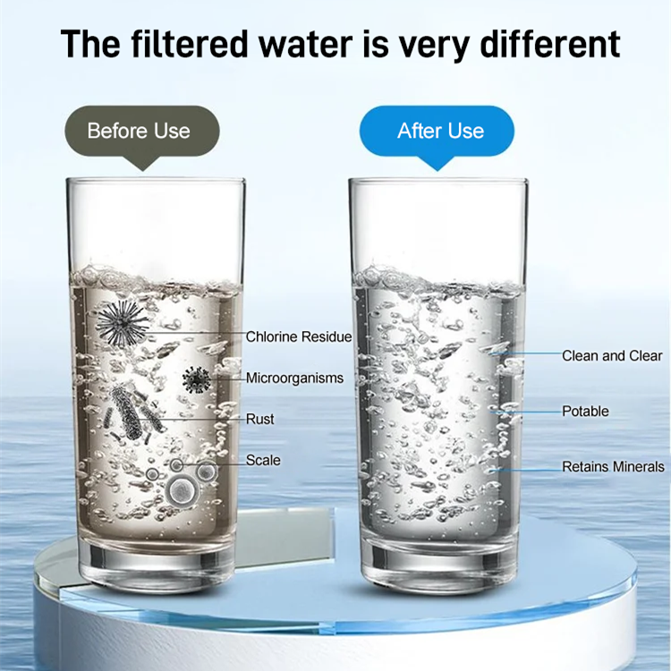 💥Joli cadeau* Purificateur d'eau à robinet à 5 couches de filtration par rayonnement✨