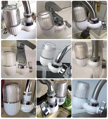 💥Joli cadeau* Purificateur d'eau à robinet à 5 couches de filtration par rayonnement✨