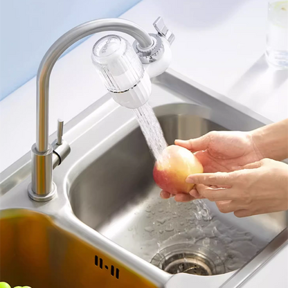 💥Joli cadeau* Purificateur d'eau à robinet à 5 couches de filtration par rayonnement✨