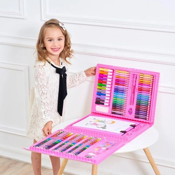 🔥Set d'art créatif de luxe 6 en 1 🧑‍🎨(cadeau idéal pour les enfants) Chaque enfant est un artiste !