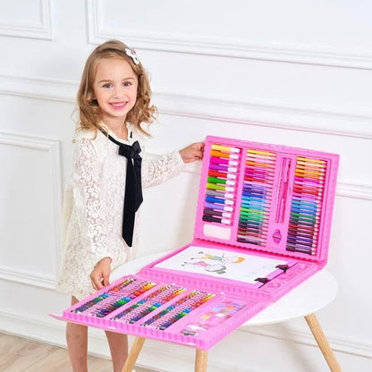 🔥Set d'art créatif de luxe 6 en 1 🧑‍🎨(cadeau idéal pour les enfants) Chaque enfant est un artiste !