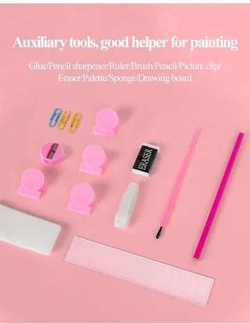 🔥Set d'art créatif de luxe 6 en 1 🧑‍🎨(cadeau idéal pour les enfants) Chaque enfant est un artiste !
